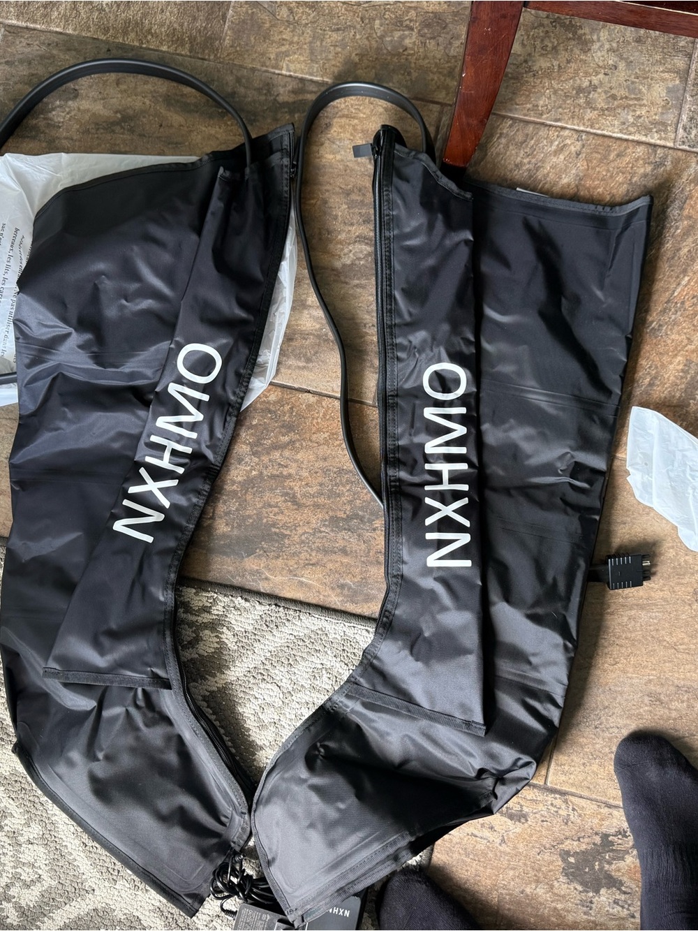 NXHMO Black Inflatable Leg Compression Boots